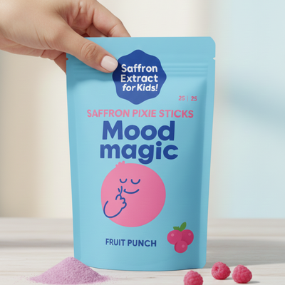 Kids Mood Support Supplement Natural Saffron Powder Sticks