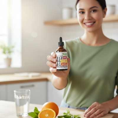Vitamin B Complex Liquid Supplement Energy Immune Support